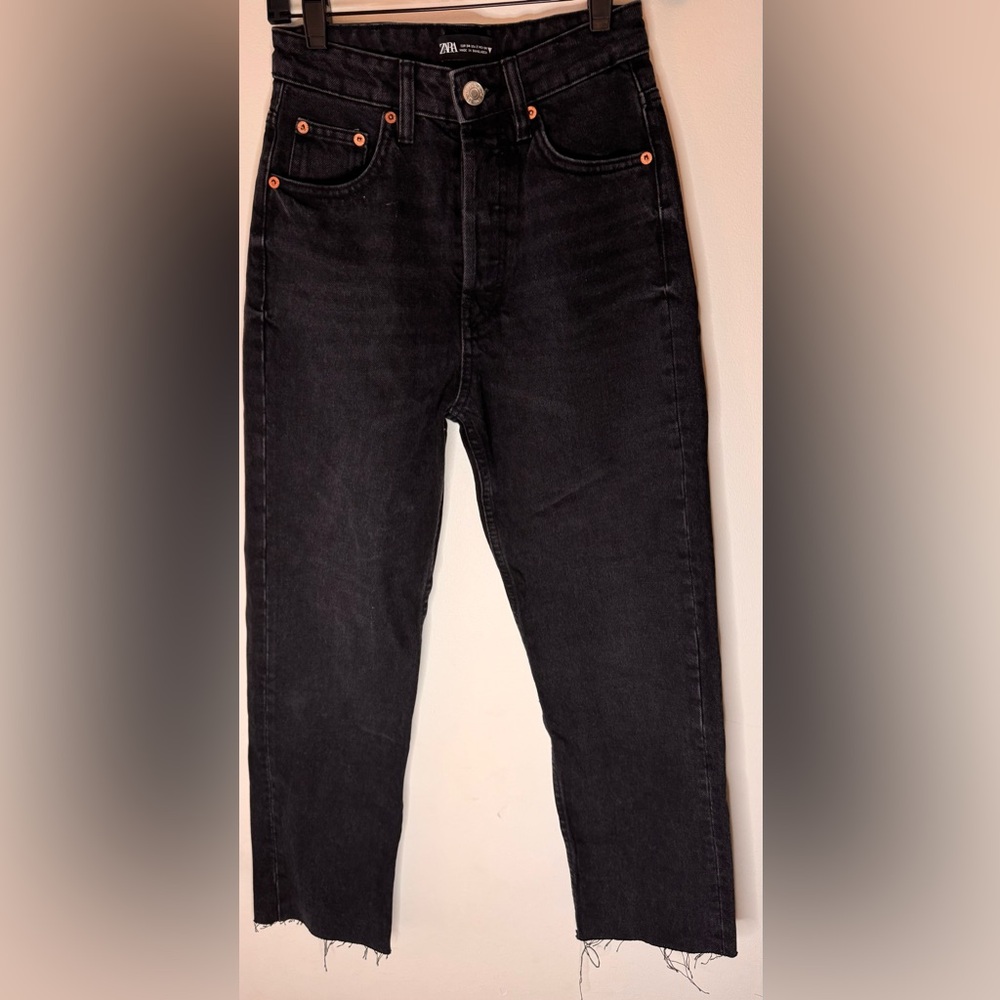 Straight leg jeans